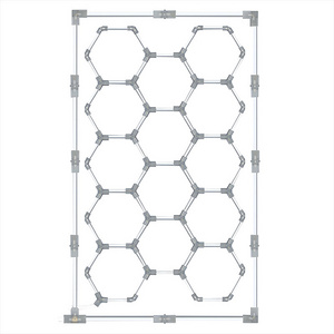 2024 Best Quality Led Hexagon Honeycomb Detailing Lights Garage Light Hexagon LED Detailing Light