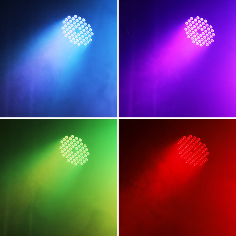 RGB 3in1 DMX Stage Light High Power LED 54pcs Stage Par Light Spotlight