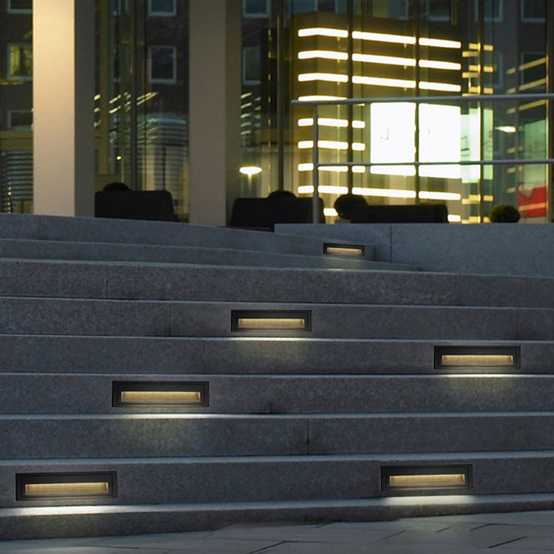 Aluminum IP65 LED Recessed Light Step Ramp Lighting