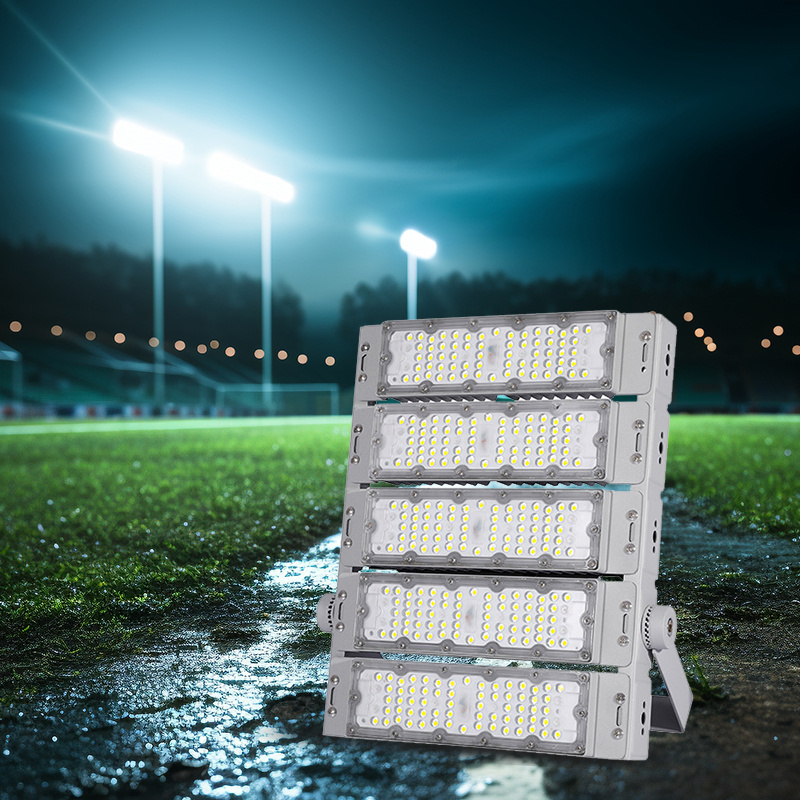 100W 200W 300W 400W 500W 600W 700W 800W 900W Modular LED Flood Lights Spotlight Lamp IP65 Outdoor Football Tunnel Stadium Light