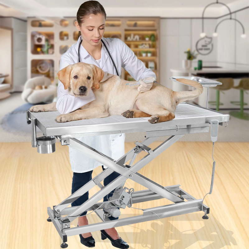 304 Stainless Steel Veterinary Dog Pet Electric Lift Veterinary Operating Table