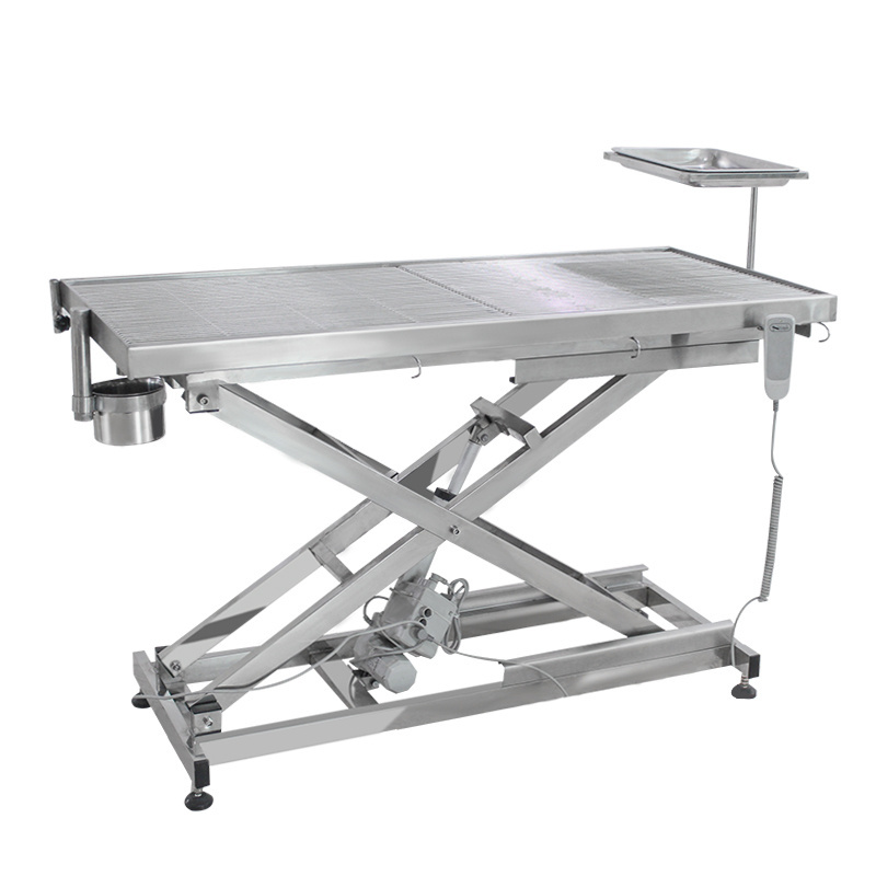 304 Stainless Steel Veterinary Dog Pet Electric Lift Veterinary Operating Table