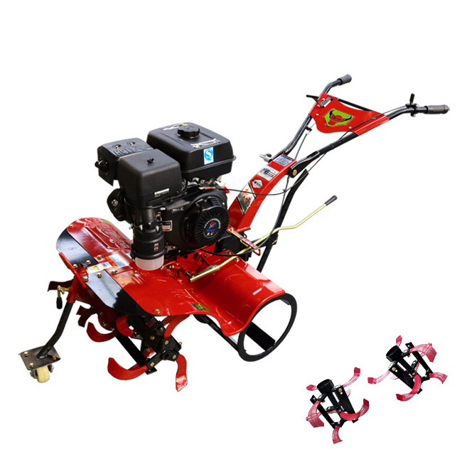 High quality 4WD gear transmissoin small power tiller cultivator for rice