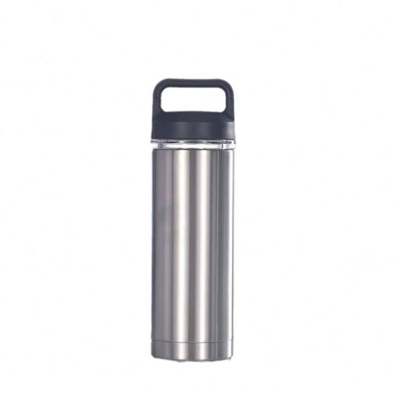 Portable Double Wall Insulated Flask Stainless Steel Water Bottle With Handle 32Oz Sports Water Bottle Travel With Chug Cap