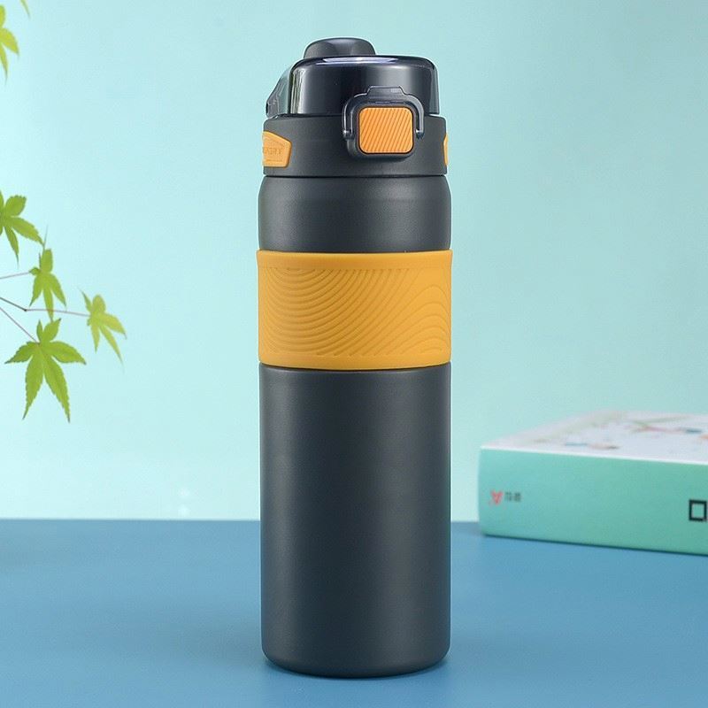 Vacuum Flask Bottle Thermos Cup Stainless Steel Double Wall Travel Logo Custom Wholesale 600Ml Gift BUSINESS White Metal Box Pcs