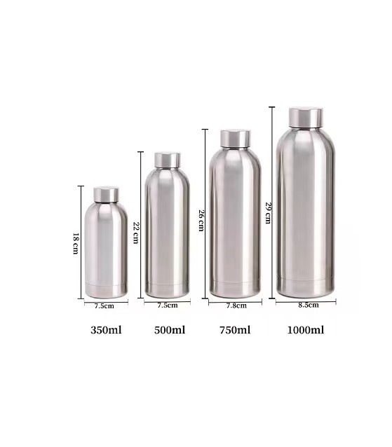 Stainless Steel  Litre Insulated 20Oz Delivery Waters Bottles Tumblers 24 Hours Wholesale Tumbler With 1L Water Bottle