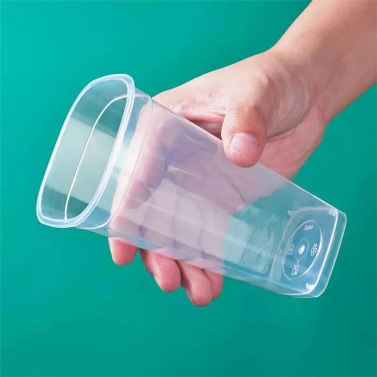 Hot Sale Disposable Clear Lemonade Cups 600Ml Fruit Milk Boba Bubble Tea Juice Plastic Cups Containers With Lids