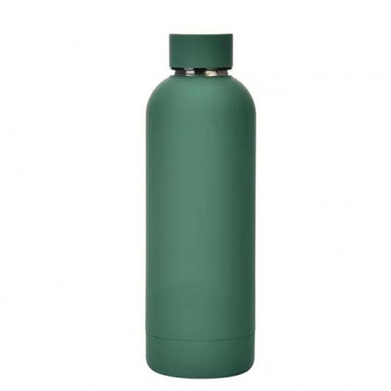 Custom Soft Touch Rubber Paint 32Oz 1000Ml Insulated Vacuum Flask Thermal Double Wall Stainless Steel Gym Sport Water Bottle