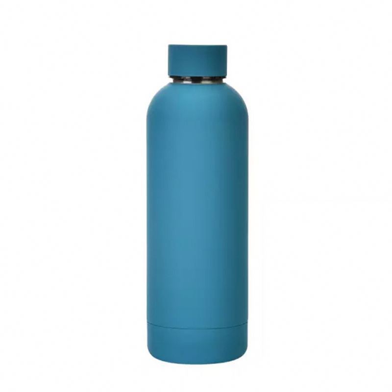 Custom Soft Touch Rubber Paint 32Oz 1000Ml Insulated Vacuum Flask Thermal Double Wall Stainless Steel Gym Sport Water Bottle