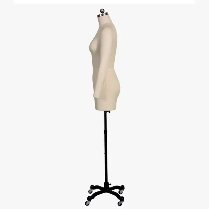 Pinable Mannequin Female Half Body Torso FormHalf Body Mannequin for Draping Tailoring Dress