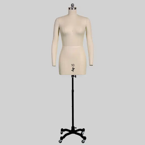 Pinable Mannequin Female Half Body Torso FormHalf Body Mannequin for Draping Tailoring Dress