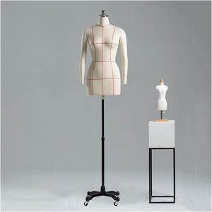 Female Dress Form Mannequin Torso Dress Forms for Sewing rotatable Adjustable Mannequin Body Tailors Dummy Torso with Brake