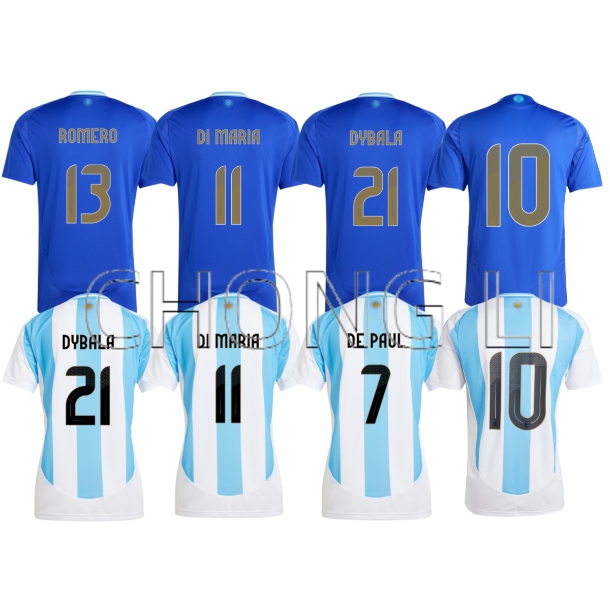 2024 Argentina Champions Football Jersey 2024 America's Cup Football Jersey Football Shirt