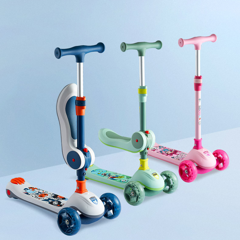 New Scooter Made In China 2022 Scooter Is Suitable For Children Aged 3-10 With Big Wheels