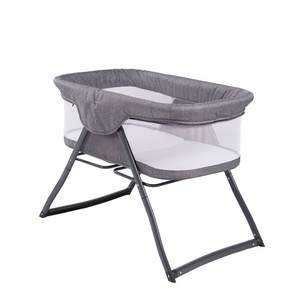 Promotional prices portable steel frame new born baby cradle swing