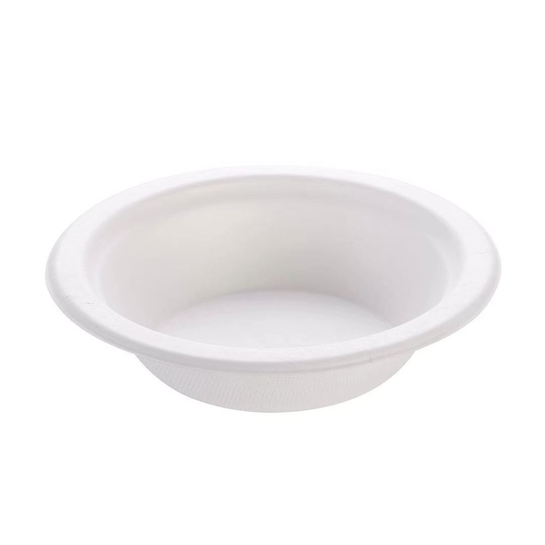 2024 new food containers disposable biodegradable 16 oz recyclable bagasse take away soup bowls for ramen