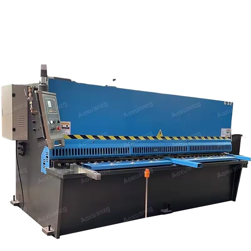 6 3200MM Cutting Metal Sheet Guillotine Cnc Plate Shears And Bending Steel Swing Arm Blade Cutter Hydraulic Shearing Machine