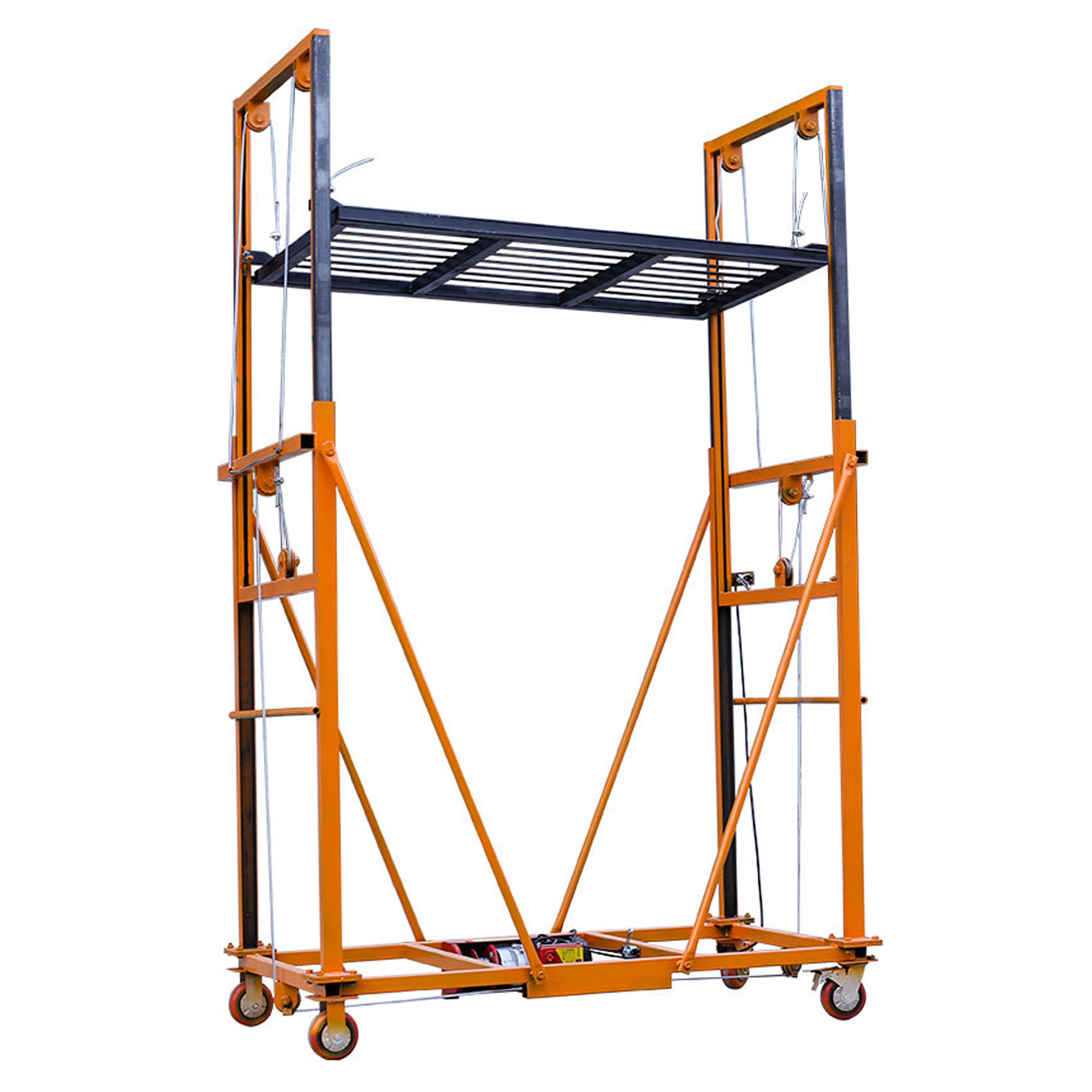 500kg Adjustable Automatic Portable Electric Scaffold 2-6m Lift Platform Safety Elevator