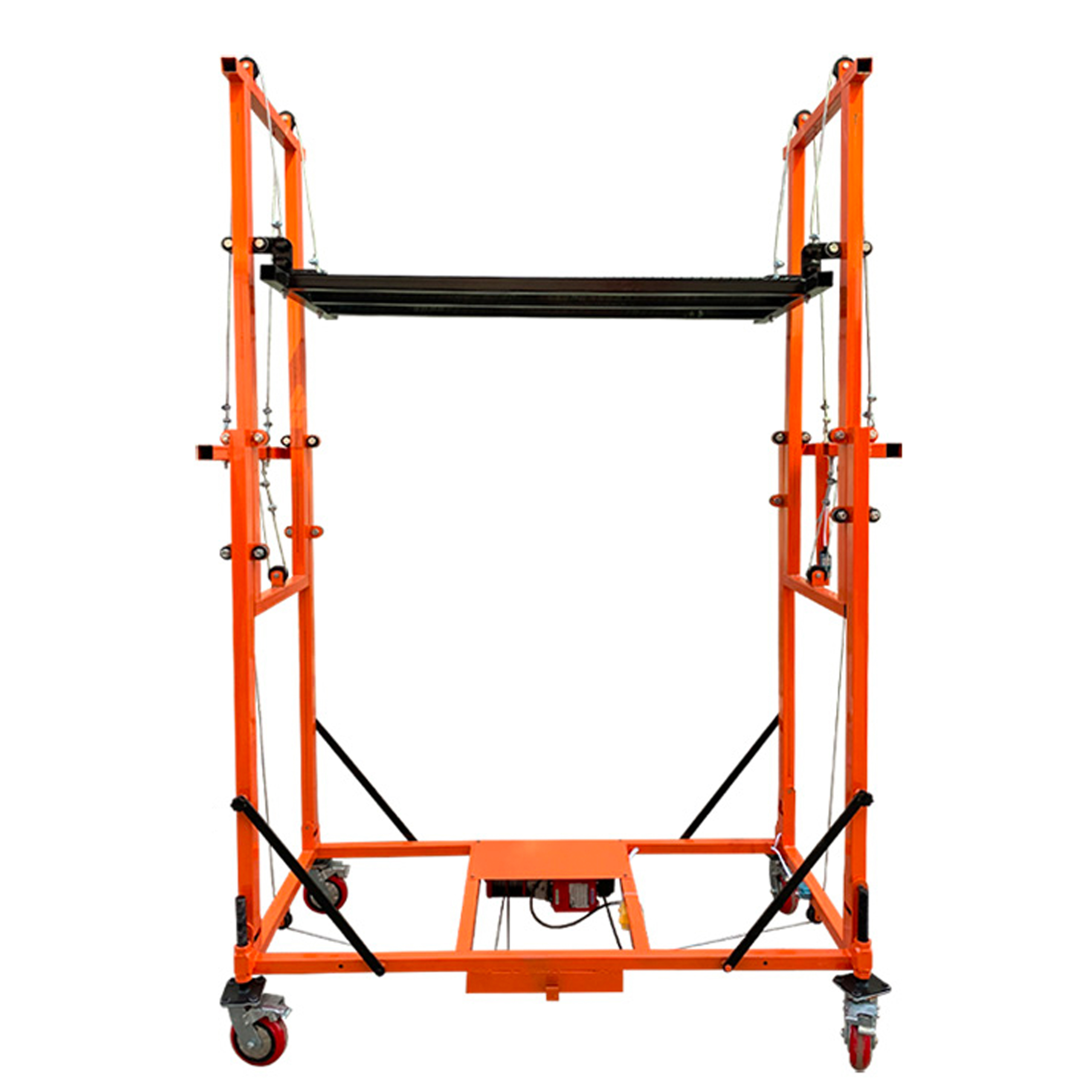 500kg Adjustable Automatic Portable Electric Scaffold 2-6m Lift Platform Safety Elevator