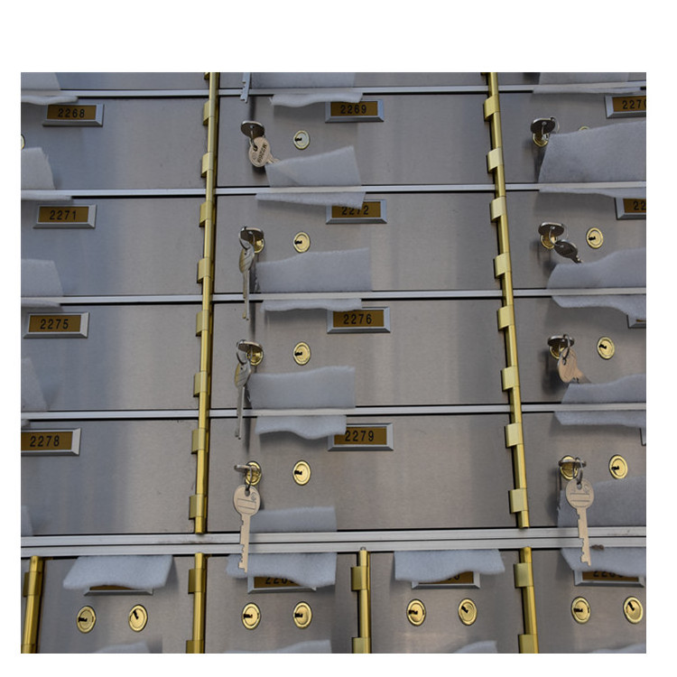 Steel Fireproof Safe Deposit Box Bullion Storage Vault Bank for Hotel Use or Personal Gun Storage