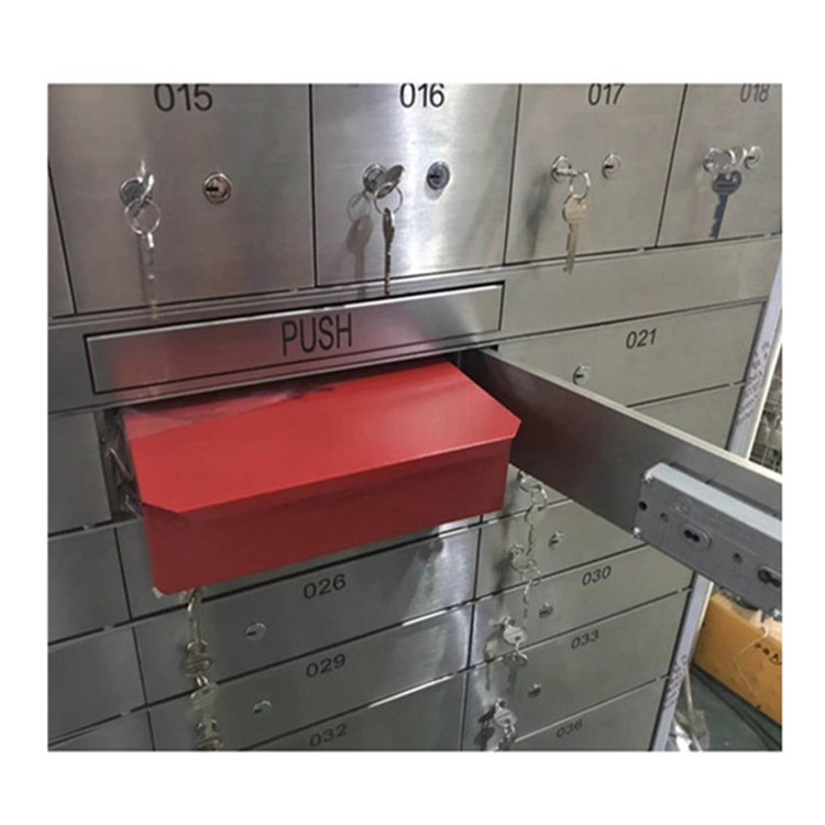 Stainless Steel Metal Safety Vault Door from China Manufacturer Key Lock Home Use Safe Deposit Box