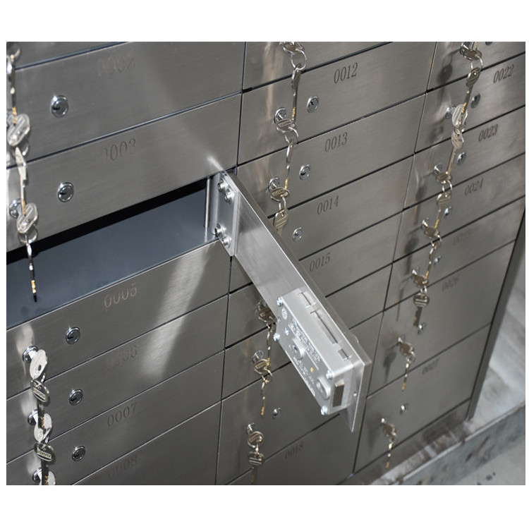 Stainless Steel Metal Safety Vault Door from China Manufacturer Key Lock Home Use Safe Deposit Box