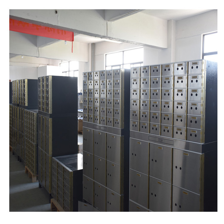 Commercial Fireproof Safe Deposit Box Key Lock Steel Storage Box for Banks Safety Match Box