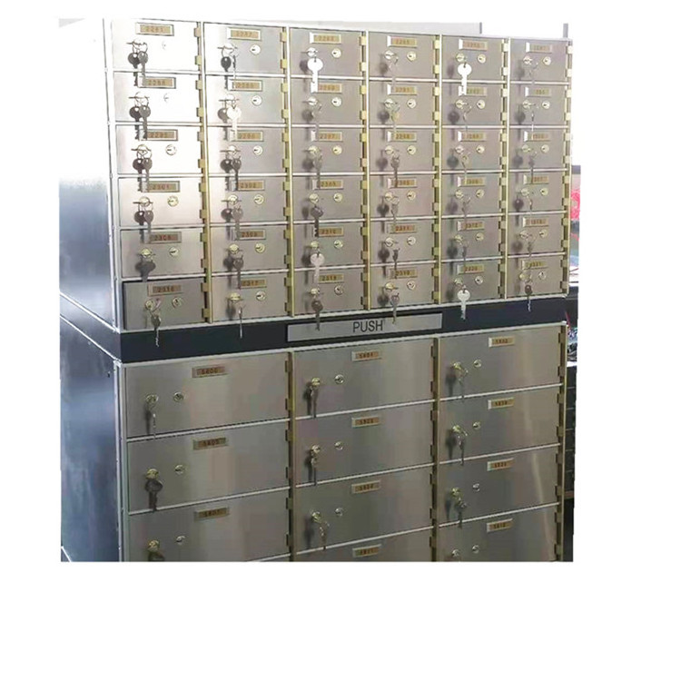 Fireproof Bank Vault Safe Locker Strongroom Safe Deposit Box for Storage Key Lock Combination Lock for Home Hotel Made Steel