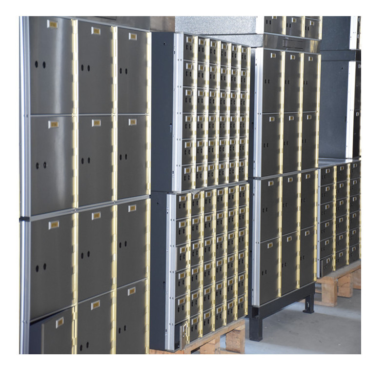 Commercial Fireproof Safe Deposit Box Key Lock Steel Storage Box for Banks Safety Match Box