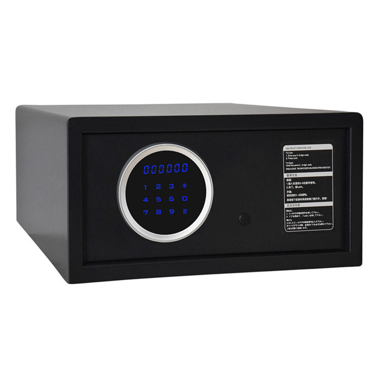 Steel Gun Safe Box with Electronic Digital Lock for Home Safety for Hotel Room and Laptop Security