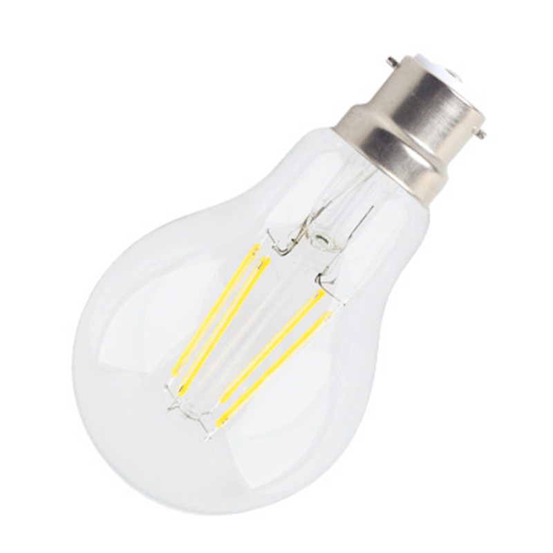 High lumen LED Bulb Light Energy Saving 2 Years Warranty B22 E27 Amber A60 LED Filament Bulb 6w For Home