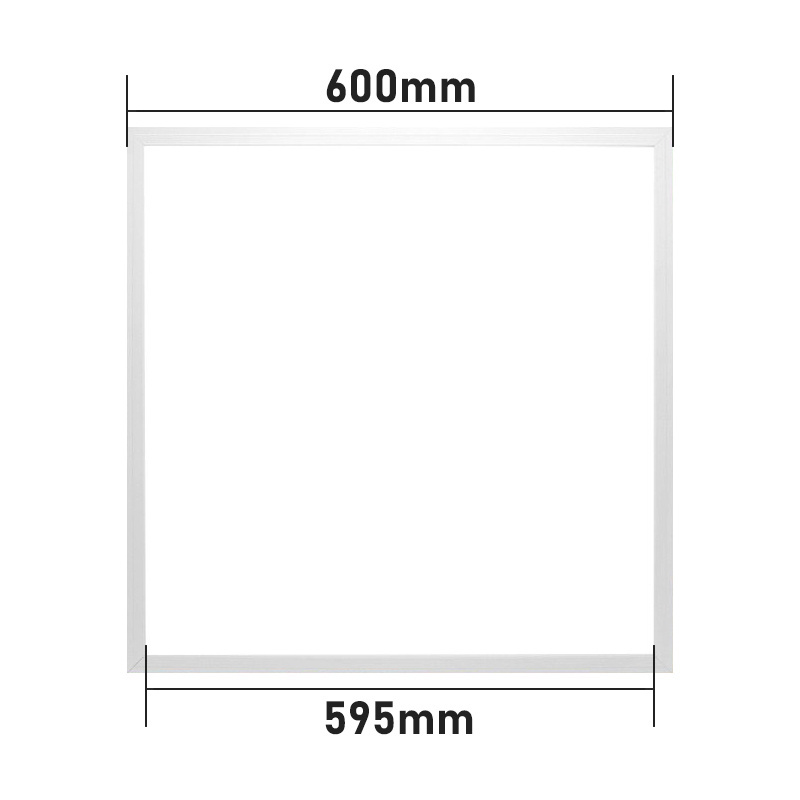 48W 60W 72W Square Panel Light Aluminum 60X60 Recessed Panel Light for Office Living Room