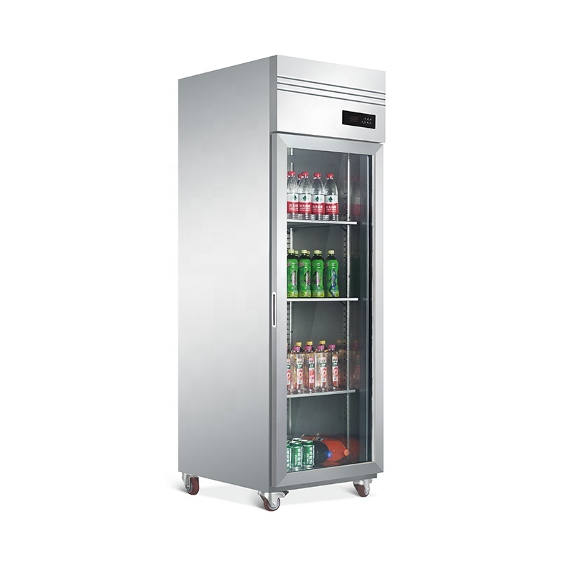 Refrigeration Equipment Upright Freezer Stainless Steel Commercial Refrigerator Freezer