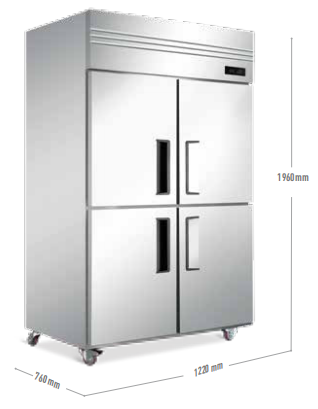 Refrigeration Equipment Upright Freezer Stainless Steel Commercial Refrigerator Freezer