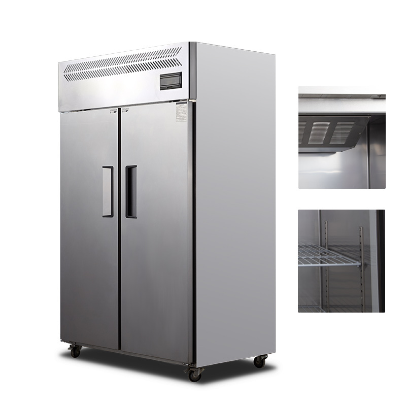 Refrigeration Equipment Upright Freezer Stainless Steel Commercial Refrigerator Freezer