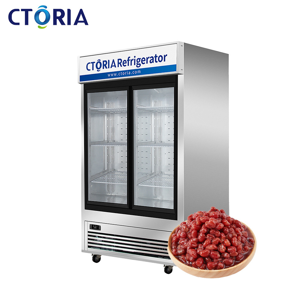 High Performance COTRIA 115V/60HZ 2 Door 1000 liter US Standard Guaranteed Quality Commercial Fridge Refrigerator For Sale