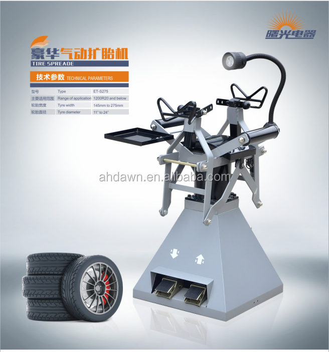 Tire Speader Air Operated Spreader and Light Truck Tires with LED Working Light ET-S275