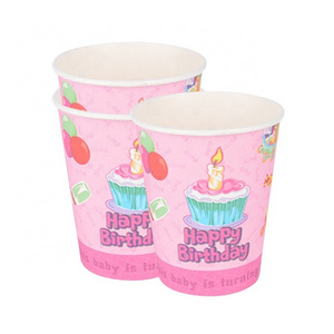 Wholesale print eco friendly paper soda cup and disposable coffee cup milk tea paper cup