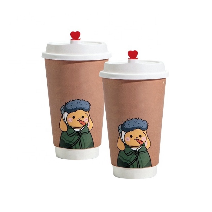 Custom printing high quality 12 OZ ripple paper hot cup and ripple double wall paper cup sleeve machine