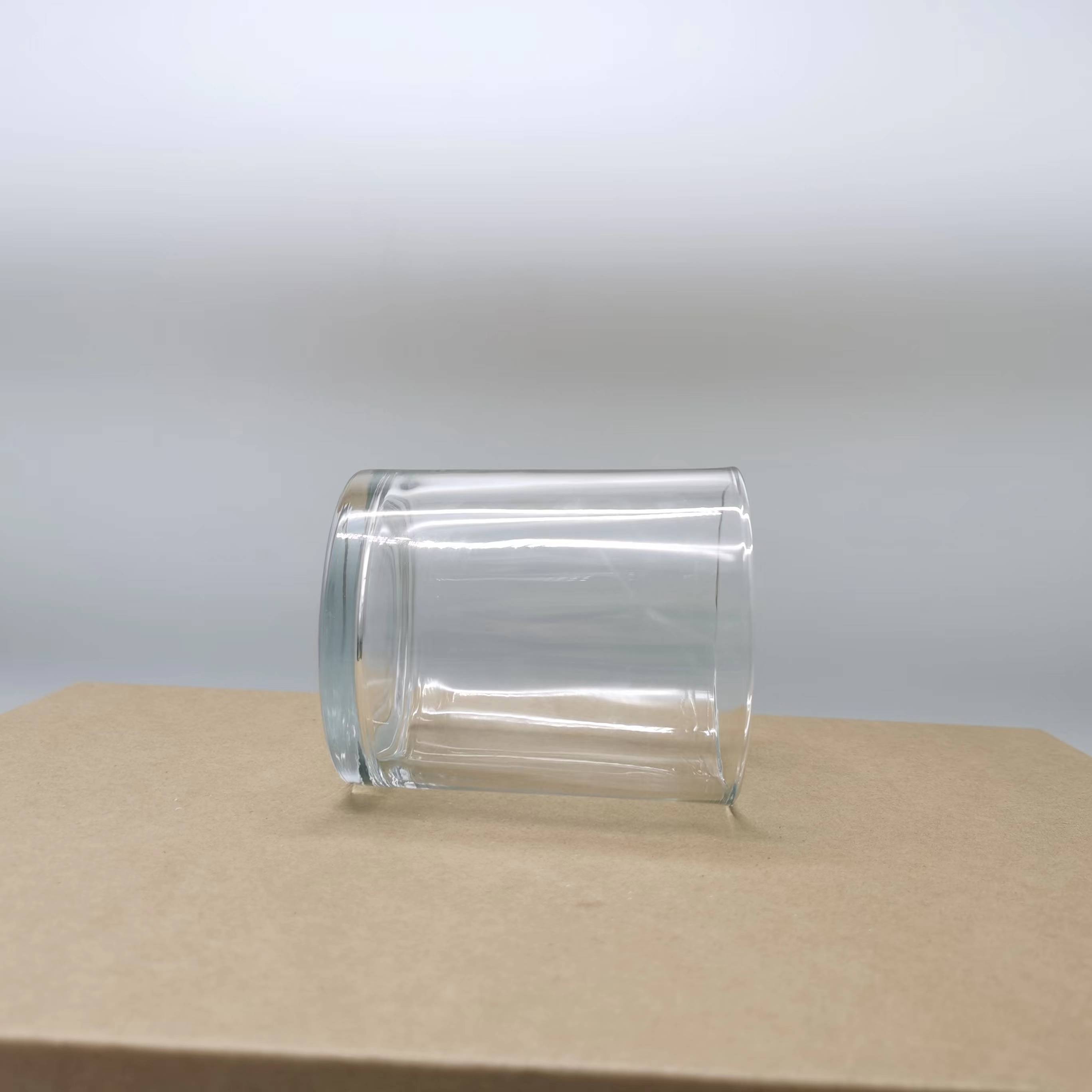 luxury glass candle jars cups packaging for candles Clear Glass Votive Candle Holder