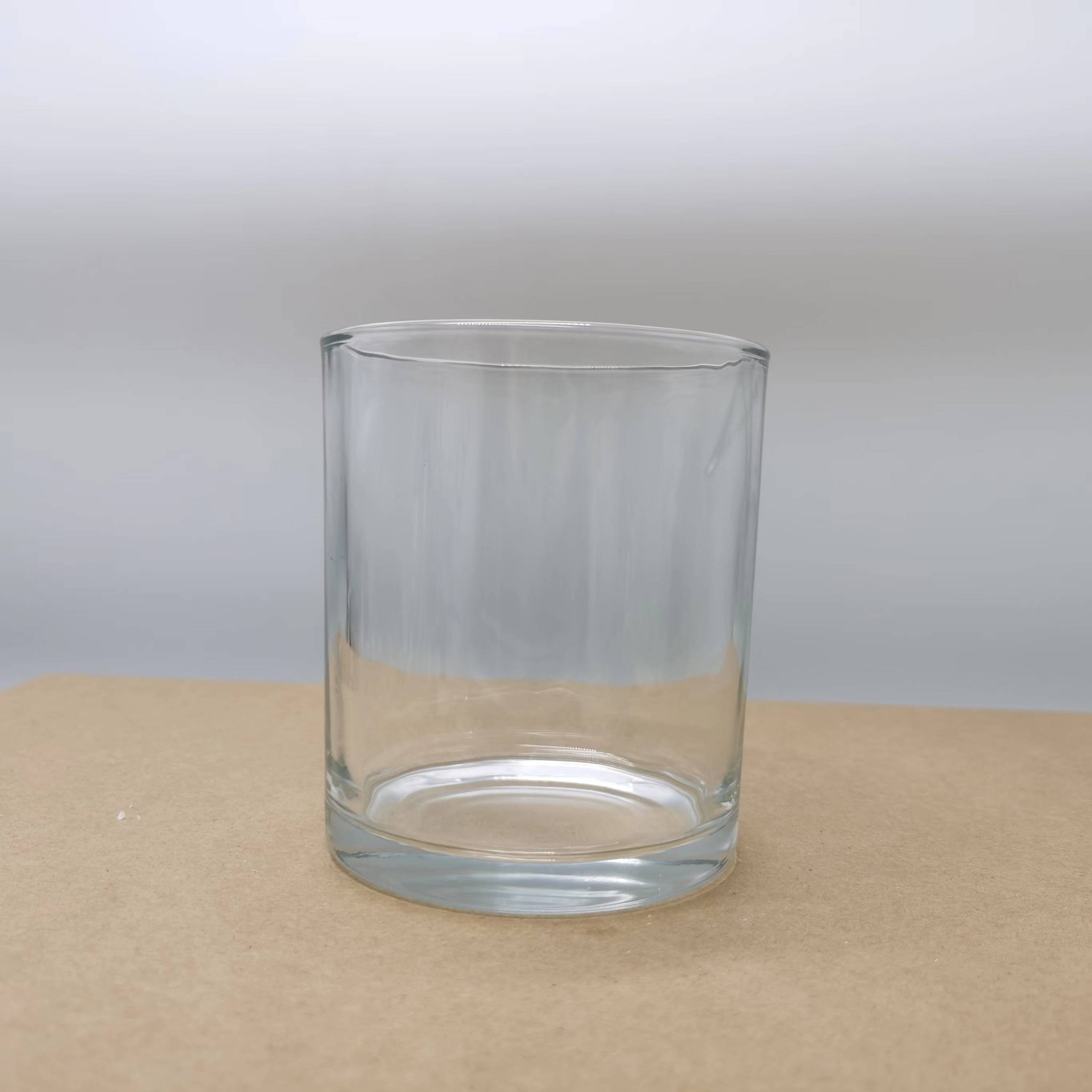 luxury glass candle jars cups packaging for candles Clear Glass Votive Candle Holder