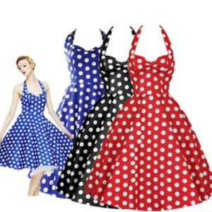 DY0001A Retro Swing Dress Vintage 40s 50s Style Swing Jive Rockabilly Pinup Dress