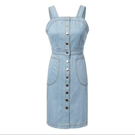 EY0411A SEXY TIGHT JEANS DRESS MESH BEADS BODY DRESS WOMEN DENIM DRESS