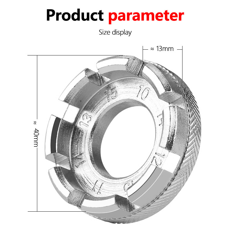 Bicycle Spoke Wrench Mountain Road Wheel Maintenance Adjustment Tool Steel Wire Correction Tightening Belt Repair Rim Equipment