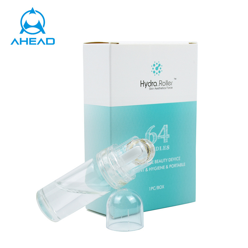 Hydra roller 64 Pin Micro Titanium Derma Needles Skin Care Anti Aging pen cartridges hydra hs derma dr pen manufacture