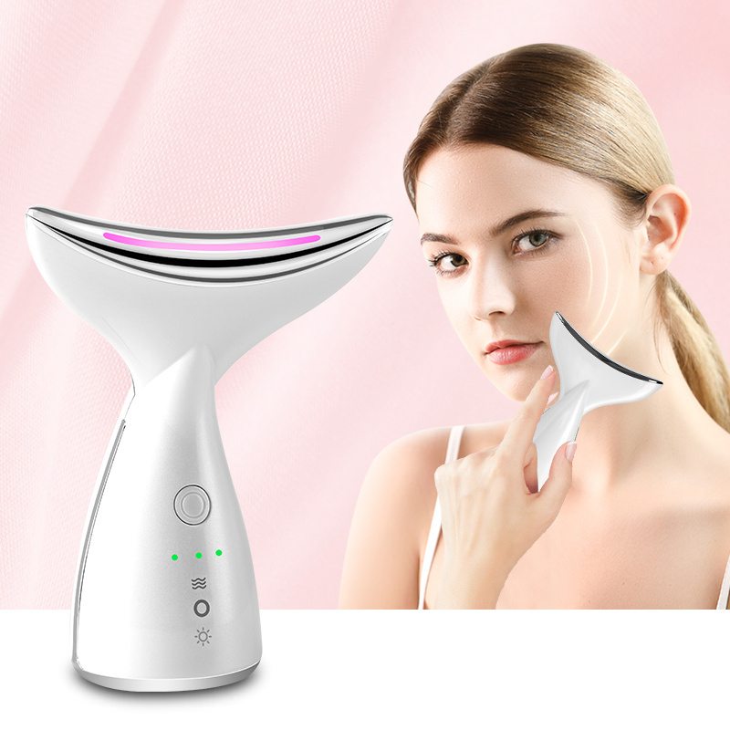 Anti ageing skin Care face lift vibration device Tools home use Beauty Equipment LED V Face & Neck Lifting Skin Massager