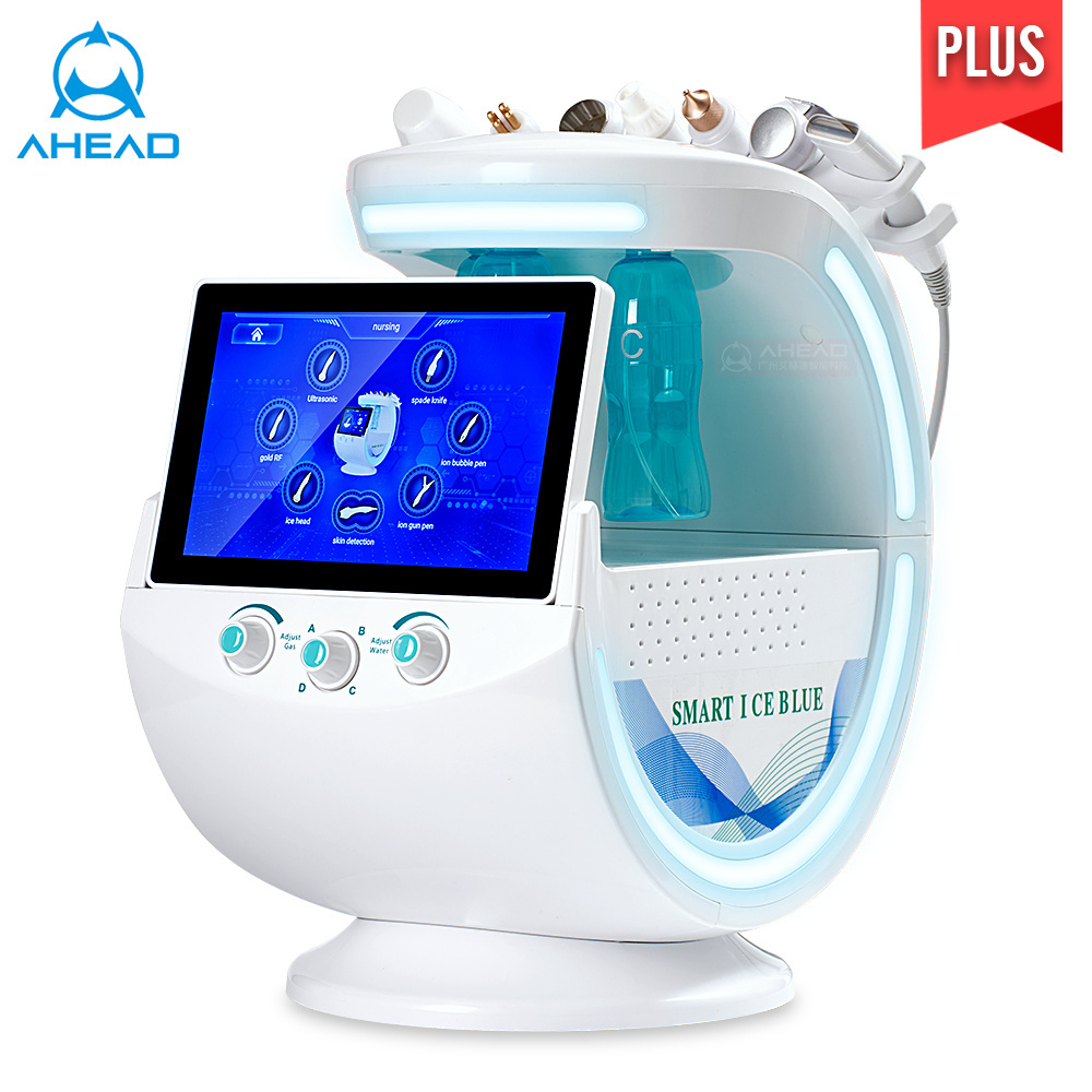 Beauty Blackhead Vacuum Suction Tool Ultrasound Skin Care Cryotherapy Aqua Peel Hydro Facials Deep Cleansing Machine