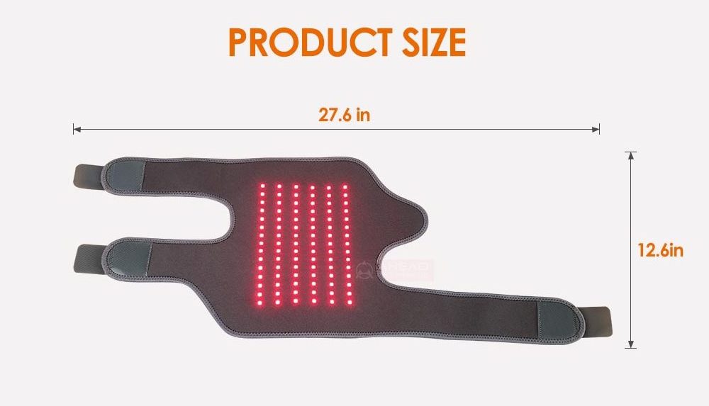 Home Use Led Red Light Therapy Belt For Knee Joint Infrared Light Therapy Wrap 660nm 850nm Sports Relief Pad