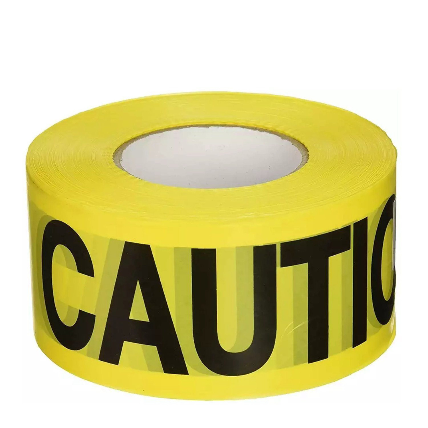 Road Construction Caution Warning Safety Barricade Tape Yellow and Black