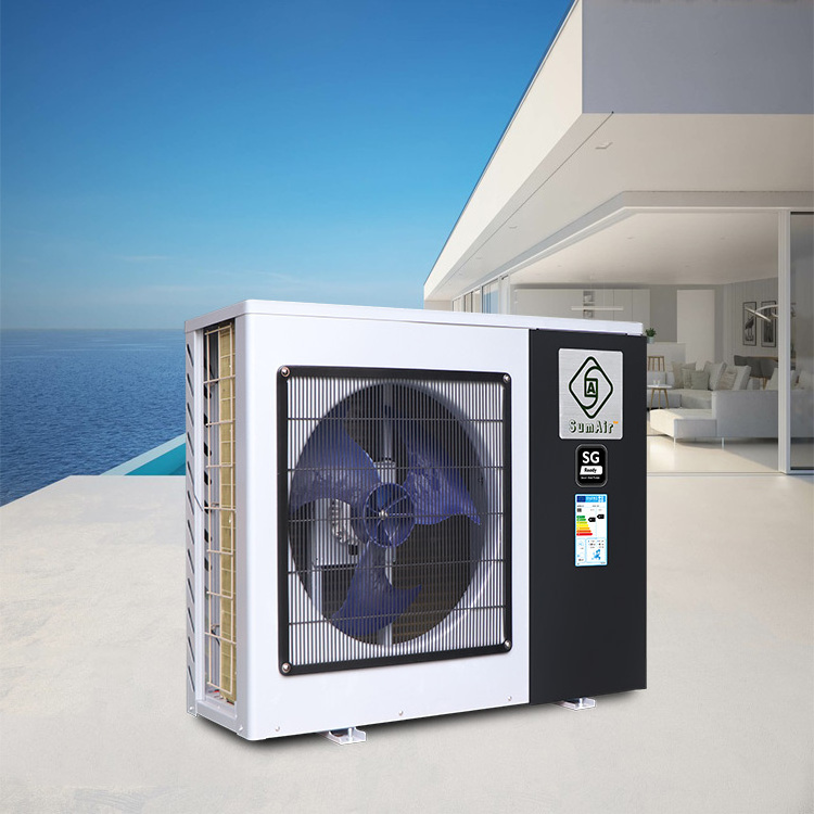 Touch Screen+WIFI R32 swim heating system Mini Dc Inverter Swimming Pool Heat pumps Water Heater Solar Pools Heaters